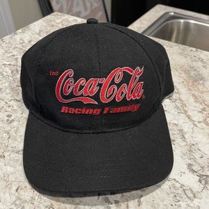 Coca Cola Racing Family Tony Stewart Hat Cap Chase Authentics Nascar Vintage 90s